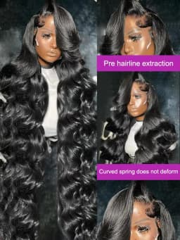 30inch Vietnamese Body Wave 250% Density 13x6 HD Lace Front Human Hair Wigs Raw 13x4 Frontal Wigs Women Glueless Closure Wig