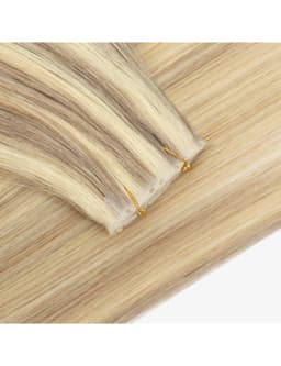 16inch Butterfly Weft Hair Extensions Human Hair Glueless OVO Pu Hole Genius Hand Tied Invisible DIY Double Weft Hair Extensions