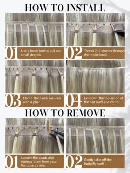 16inch Butterfly Weft Hair Extensions Human Hair Glueless OVO Pu Hole Genius Hand Tied Invisible DIY Double Weft Hair Extensions
