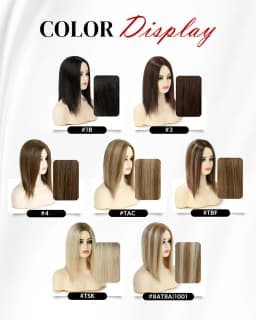 Real Human Hair Toppers for Women 7.5x7.5 Inch Silk Large Base No Bangs 130% Density Hairpieces for Adding Volume And Length