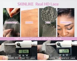 Eva Hair 13x4 HD Lace Frontal Closure Straight & Body Wave 100% Human Hair Invisible Real HD Lace Frontal Only Melt Skins Pre Plucked 5x5 HD Lace Closures Deep Parting 2x6 HD Lace Closure Natural Black