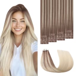 Sweetmet Invisible Tape in Hair Extensions Real Human Hair 3rd-Generation Pro3.0#1 Jet Black Color 20pcs 30g-50g 14inch-22inch Seamless Injected Hand-Tied Remy Quality Invisi Edge Tape in Extensions(#1)