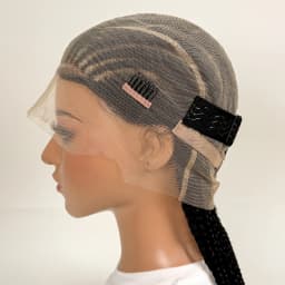 36in Full Lace Transparent Braided Wig Synthetic Fulani Cornrow Braided Wigs With Baby Hair for Black Women Daily Wear And Style