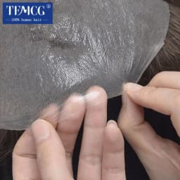 Male Hair Prosthesis Ultra-Thin 0.02-0.03mm Skin V-looped Men Wigs Invisible Hairline Remy Human Hair Men's Capillary Prothesis
