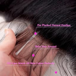 Body Wave Bundles with Frontal Brazilian Human Hair 3 Bundles with 13x4 Lace Frontal 100% Virgin Hair Body Wave Natural Bundles