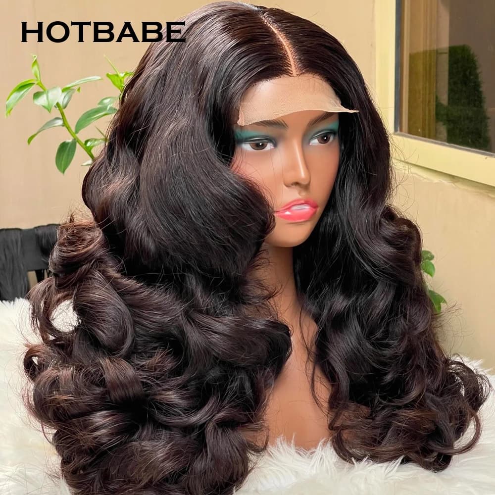 400 Density Super Double Drawn Glueless Wig Human Hair Loose Deep 13x6 HD Lace Frontal Wig 360 Full Lace Preplucked Remy Hair