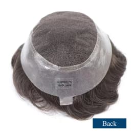 Men's Capillary Prothesis Lace PU Toupee Men Wigs For Men Wig Soft Male Hair Prosthesis 100% Human Hair System Natural Hairpiece