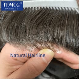 Promotion Australia-Double Layers Male Hair Prosthesis Human Hair Toupee Men's Wig Lace PU Base Breathable System Wigs For Men