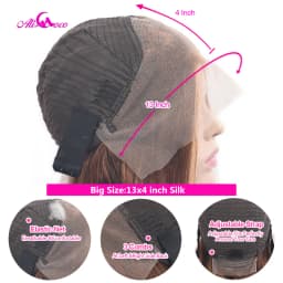 Upgrade Ali Coco HD Brown Pink 13x4 Body Lace Frontal Wig For Women 12A Pink Hightlight Lace Front Human Hair Wigs Preplucked