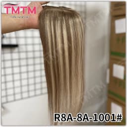 10x12CM Straight Human Hair Toppers For Women Skin Human Hair Piece Cover Breathable Human Hair Topper With 4 Clips In HairPiece