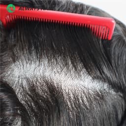 OS25 - Undetectable Mens Toupee Super Thin Skin Hair Replacement System for Men Natural Hairline Wig Man