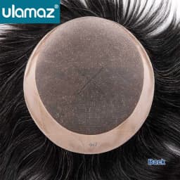 Long Lifespan Mono Wig Man Double Knots Toupee Men's Wig Human Hair 6 Inches Hair System For Men Capillary Male Hair Prosthesis