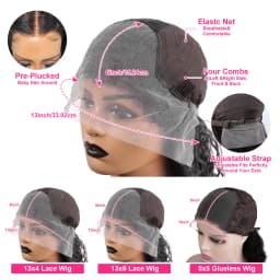Premium 40 Inch Extra Long 250% Density Natural Black 13x4 HD Lace Frontal Bone Straight Silky Soft 13x6 Remy Human Hair Wigs Pre Plucked Hairline Invisible Bleached Knots Wear and Go 5x5 Glueless Closure Thick Full Ends