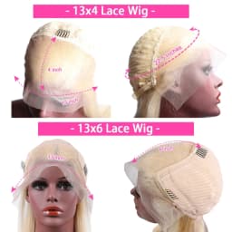 BB Face 13x6 HD Transparent Lace Frontal Human Hair Wigs 250 Density Body Wave 613 Blonde 13x4 Lace Front Brazilian Wigs Pre Plucked Natural Hairline 40inch Long Wavy Wigs