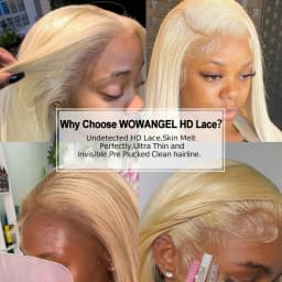 13x6 HD Lace Frontal Body Wave 613 Blonde Hair Ultra Thin Lace Frontal Closure Only Ear to Ear HD Transparent Lace Deep Part