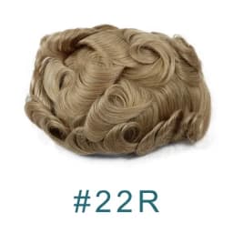 0.04- 0.06mm Natural Hairline Ultra Thin Skin Invisible Mens Toupee Cool Blonde Grey Male Human Hair Capillary Prosthesis System