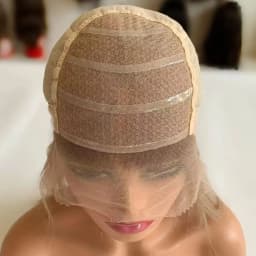7T60 Color Dark Roots Glueless Silk Top Silicone Base Medical Wig Replacement European Human Hair For Alopecia Or Cancer