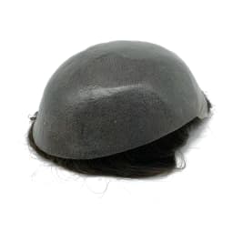 Human Hair Hairpieces Thin Skin PU Replacement System Human Hair Men Toupees