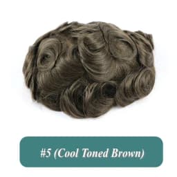 Natural Hairline 0.02mm Super Thin Skin Base Men's Toupee 80~90% Density Grey Male Human Hair Capillary Prosthesis System Wigs