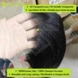 26 28 30 inch Wig Frontal Lace HD 13x6 human hair smooth in pre-thinked top quality to Super soft density for women Delivery 1-3 days