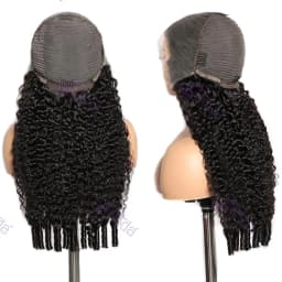 Lemoda Burmese Curly Wig Human Hair 13x6 Full Frotnal HD Transparent Lace Wig 200% Pre Plucked 15A Virgin Hair Wigs for Women