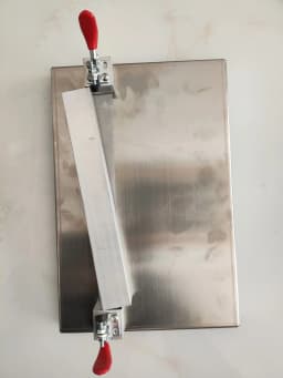 Satinless steel board hair strands holder for making tapes in hair extension and k tips hair extensions