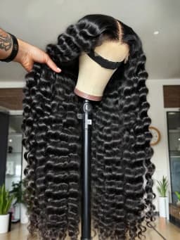 HD Loose Deep Wave Lace Front Wigs Human Hair Natural Black Pre Plucked With Baby Hair Wigs Brazilian Human Hair With Baby Hair