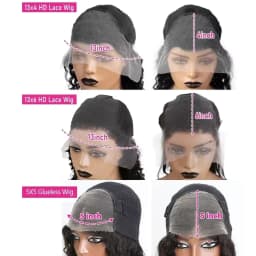 HD Loose Deep Wave Lace Front Wigs Human Hair Natural Black Pre Plucked With Baby Hair Wigs Brazilian Human Hair With Baby Hair