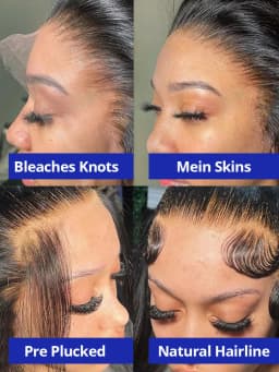 Silky Straight Glueless Wigs Preplucked 13x6 Lace Front Wigs Human Hair Pre Plucked 40 42 Inch Bone Straight Human Hair Wig 300% Density 13x4 HD Lace Frontal Wigs for Women Natural Black Raw Virgin Vietnamese Free Part Invisible Swiss Hd Lace Full Wigs