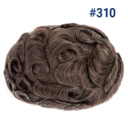 Toupee Men Invisible Hairline Lace With 0.04mm Soft PU Male Hair Prosthesis Breathable Men Wig Natural Human Hair System For Men