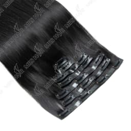 Invisible Clip In Hair Extension Injected PU Tape Weft Clip in Human Hair Extension 7Pcs/set 12-24inch 100G 120G Clip On Hair