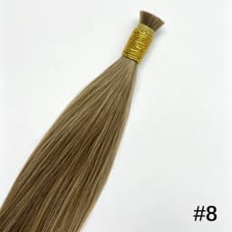 Human Braiding Hair Ash Brown Straight Bulk Human Hair For Braiding No Weft 100% Unprocessed Brazilian Human Hair Braiding Hair
