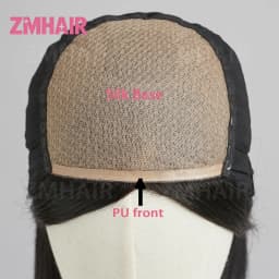 2# Dark Chocolate Brown Natural Straight 100% Silk Base 100% Human Hair Wigs Peruvian Glueless #2 6x6 Silk Top Lace Frontal Wigs