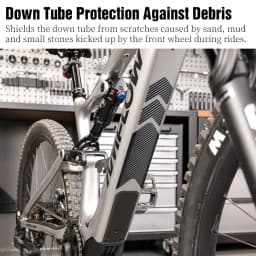 LEBYCLE MTB Road Bicycle Chain Protection Sticker Bike Frame Protection Sticker Bike Front Fork Protective Film