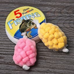 5M PVA Diameter 25/37/44mm Water dissolving Mesh Fishing Water soluble mesh Carp Coarse Fishing Lure bag Fishing Accessories