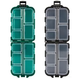 10 Grid Fishing Accessories Storage Box Luya Fishing Gear Divided Grid Bait Box Double-sided Fishing Group Accessories Box