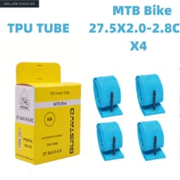 GUSTAVO TPU Ultralight MTB Bike Inner Tube 26/27.5/29 X1.95-2.8C French Valve Length 45mm