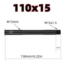Mountain Bike Thru Axle 158mm Front Hubs Tube Boost Shaft for ROCK SHOX Front Fork 110*15mm Frame Road Bicycle Lever Accessories