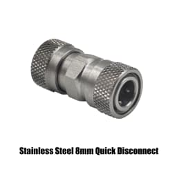 HPA Air 8mm Quick Disconnect Male Female Adaptor 8mm Fill Nipple High Pressure 1/8NPT 1/8BSP M10*1 M8*1 Stainless Steel