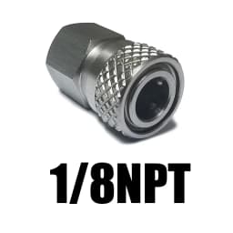 HPA Air 8mm Quick Disconnect Male Female Adaptor 8mm Fill Nipple High Pressure 1/8NPT 1/8BSP M10*1 M8*1 Stainless Steel