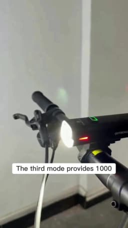 OFFBONDAGE Bicycle Light 1000Lumen Bike Headlight Power Bank Flashlight Handlebar USB Charging MTB Road Highlight