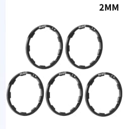 MUQZI 5pcs Bike Hub Washer 7 8 9 10 11 12 Speed Cassette Flywheel Spacer 1mm 1.5mm 1.85mm 2mm 2.18mm 2.35mm 2.5mm Freehub Gasket