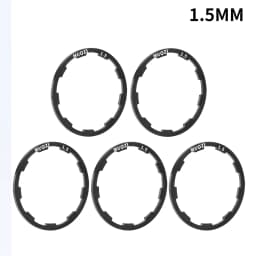 MUQZI 5pcs Bike Hub Washer 7 8 9 10 11 12 Speed Cassette Flywheel Spacer 1mm 1.5mm 1.85mm 2mm 2.18mm 2.35mm 2.5mm Freehub Gasket