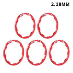 MUQZI 5pcs Bike Hub Washer 7 8 9 10 11 12 Speed Cassette Flywheel Spacer 1mm 1.5mm 1.85mm 2mm 2.18mm 2.35mm 2.5mm Freehub Gasket