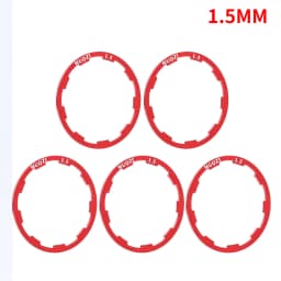 MUQZI 5pcs Bike Hub Washer 7 8 9 10 11 12 Speed Cassette Flywheel Spacer 1mm 1.5mm 1.85mm 2mm 2.18mm 2.35mm 2.5mm Freehub Gasket