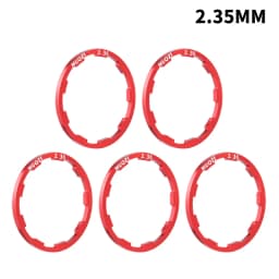 MUQZI 5pcs Bike Hub Washer 7 8 9 10 11 12 Speed Cassette Flywheel Spacer 1mm 1.5mm 1.85mm 2mm 2.18mm 2.35mm 2.5mm Freehub Gasket