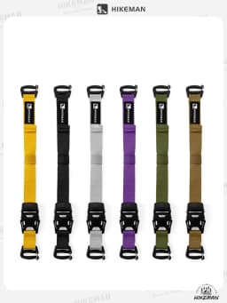 Outdoor Luggage Strap Camping and Travel Equipment Adjustable Plug-In-Buckle Fixed Packing Strap