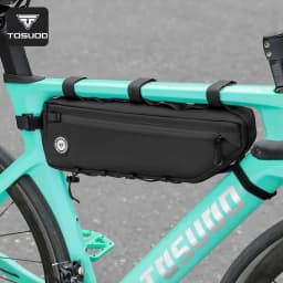 TOSUOD Large Capacity Bicycle Hanging Bag, Front Crossbeam Bag, Road Bike&mountain Bike Storage Bag, Cycling Storage Bag 브롬톤