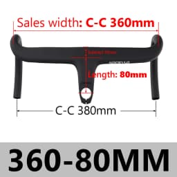 KOCEVLO X01 Road Bike Full Carbon Fiber Stem Integrated Bicycle Handlebar For 28.6mm With Spacers Cycling Parts Accessories