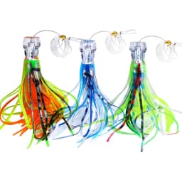 1pcs 65g/100g Resin Head Octopus Soft Skirt Lure Deep Sea Boat Fishing Big Trolling Bait for Tuna Wahoo Fast Sinking